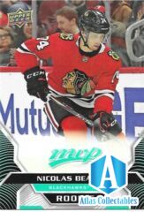 20-21 2020-21 UD MVP Nicolas Beaudin ROOKIE SHORT PRINT #222-Blackhawks
